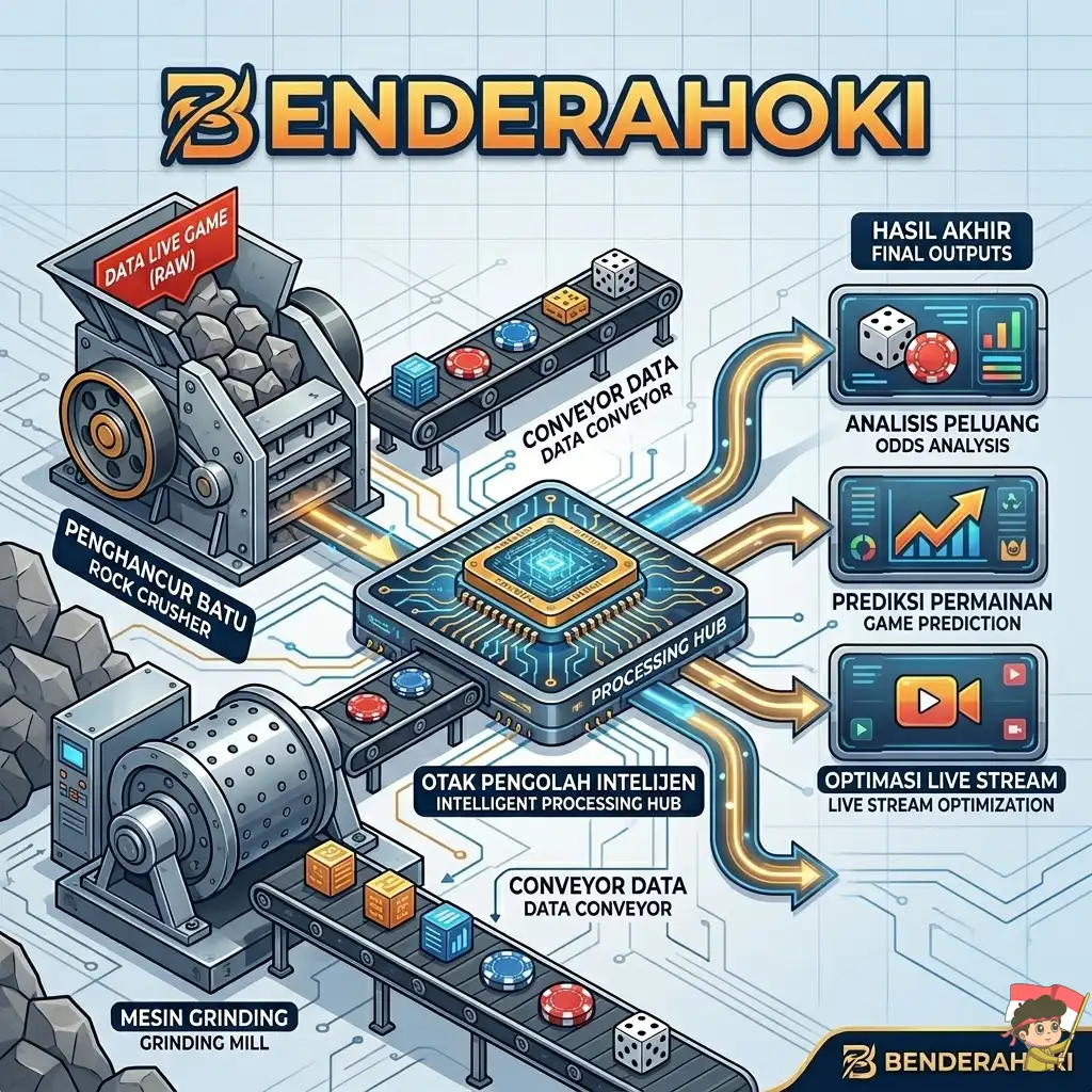 BENDERAHOKI: Rangkuman Lengkap Cara Kerja Mesin Pengolah Live Game Industri